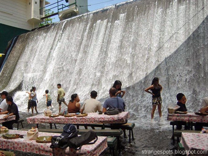 restaurante labassin cascadas en san pablo city filipinas
