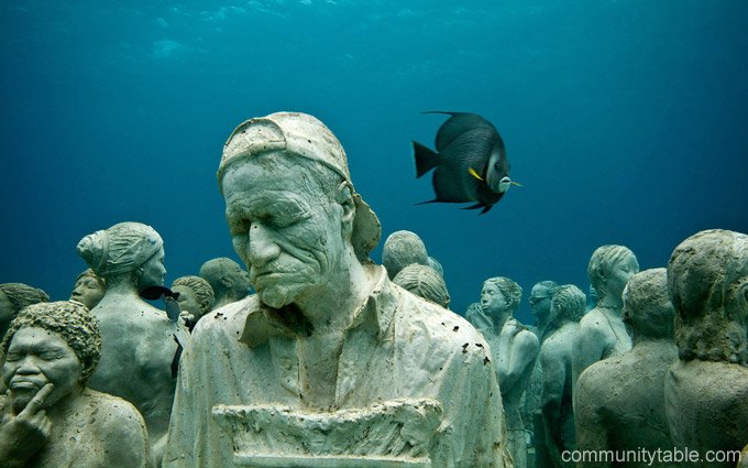 Museo subacuático de arte MUSA en Cancún México