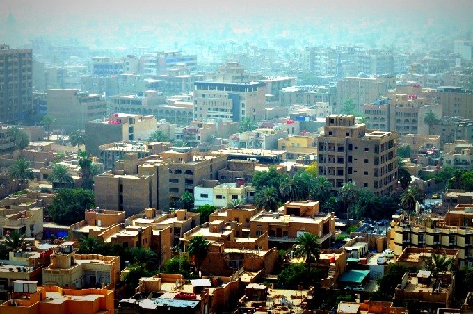 Centro de Bagdad en Iraq