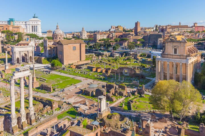 Foro romano en Roma