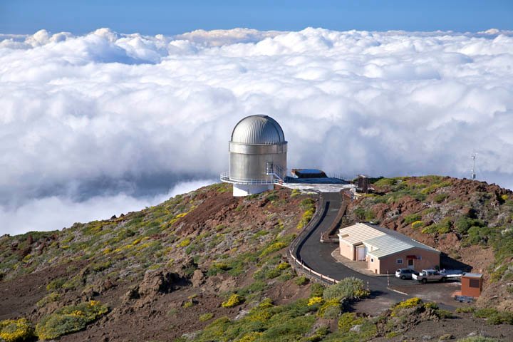 Observatorio astronómico en La Palma