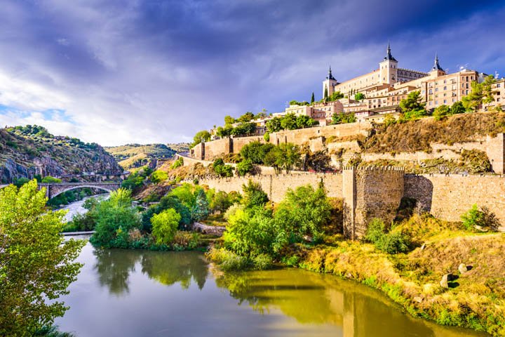 ville médiévale de Tolède en Espagne