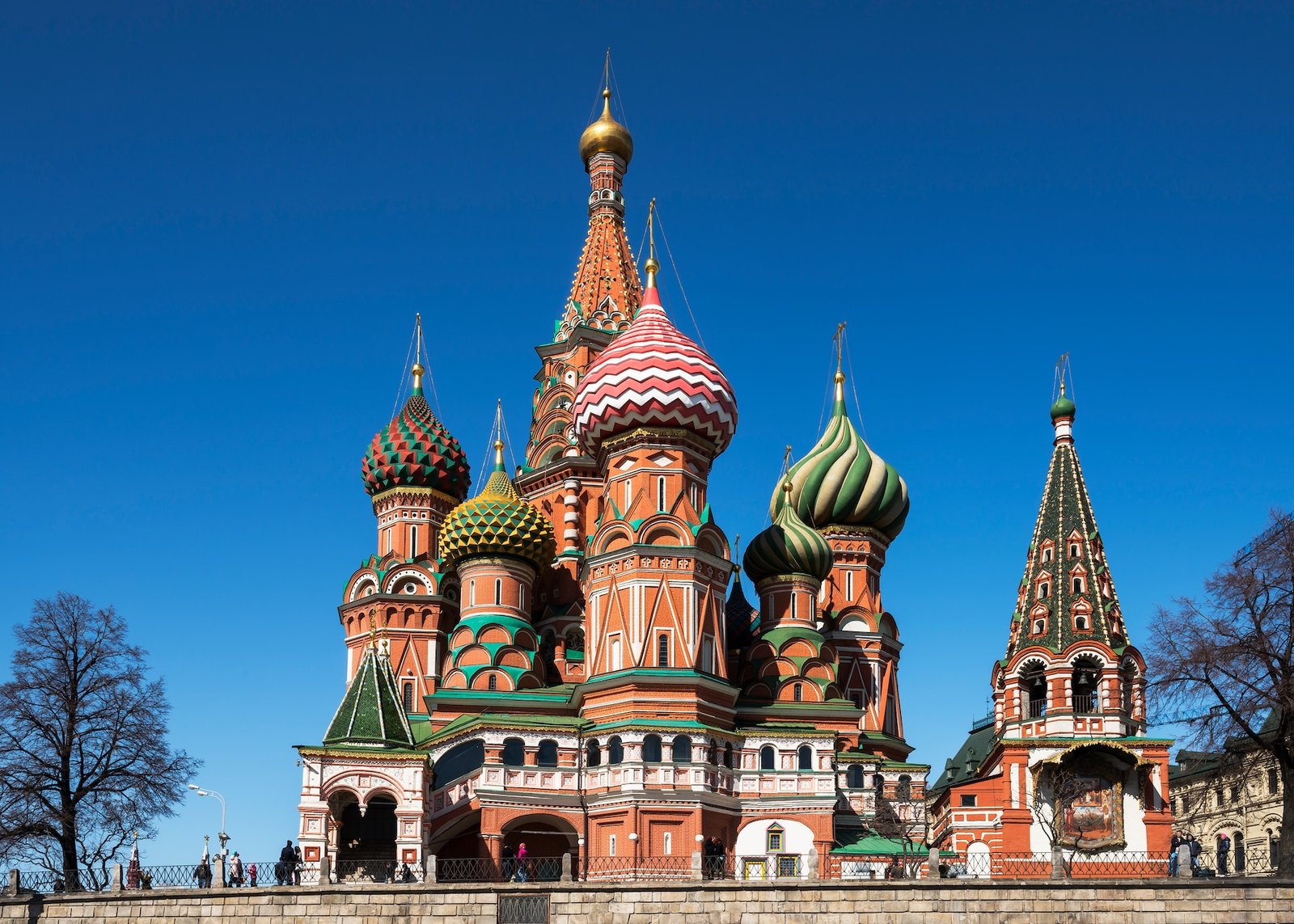 Países más grandes: Catedral de San Basilio en Moscú, Russland