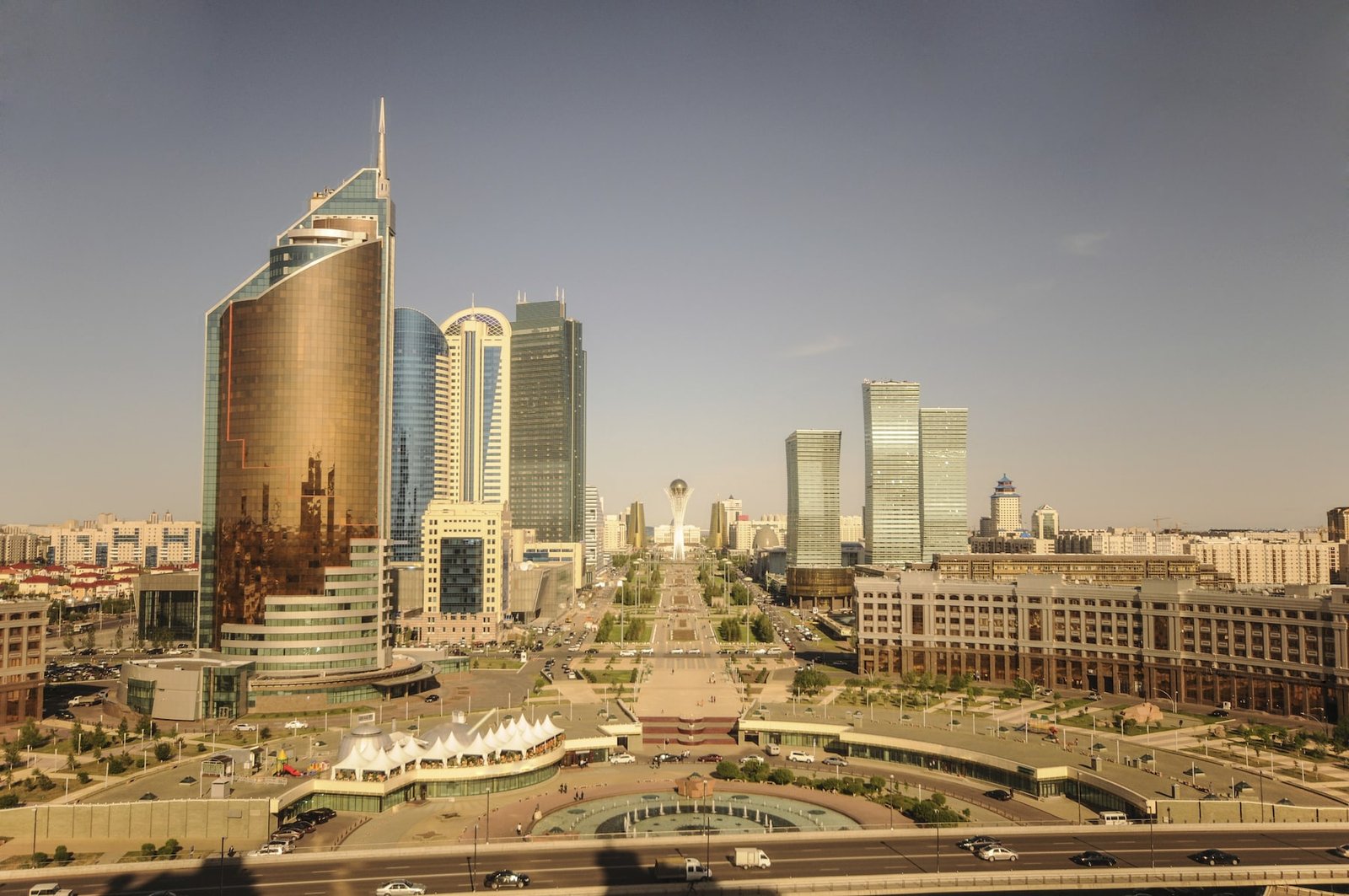 Países más grandes: Rascacielos en Astana, capital de Kazajistán