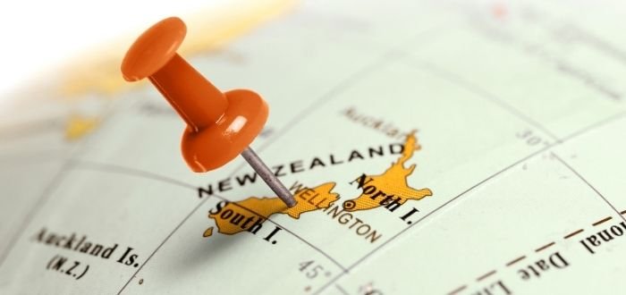 Ubicación geográfica de Nueva Zelanda